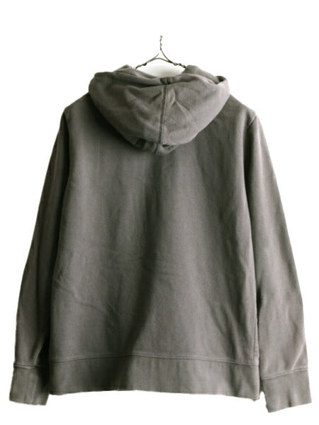 ノースフェイス プリント スウェット フード パーカー レディース L アウトドア The North Face トレーナー プルオーバー 灰 裏起毛 グレー