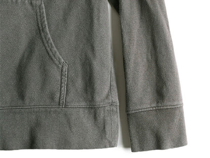 ノースフェイス プリント スウェット フード パーカー レディース L アウトドア The North Face トレーナー プルオーバー 灰 裏起毛 グレー