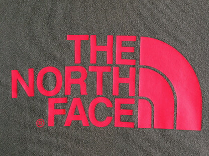 ノースフェイス プリント スウェット フード パーカー レディース L アウトドア The North Face トレーナー プルオーバー 灰 裏起毛 グレー