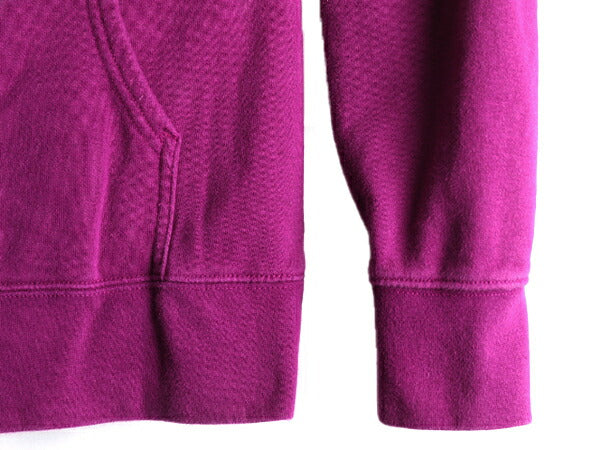 ノースフェイス プリント スウェット フード パーカー レディース M アウトドア The North Face トレーナー プルオーバー 裏起毛 パープル