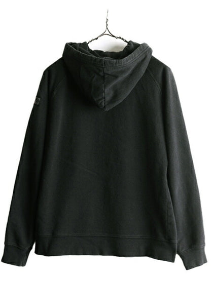 ノースフェイス プリント スウェット フード パーカー レディース M / アウトドア The North Face トレーナー プルオーバー 裏起毛 薄手 黒