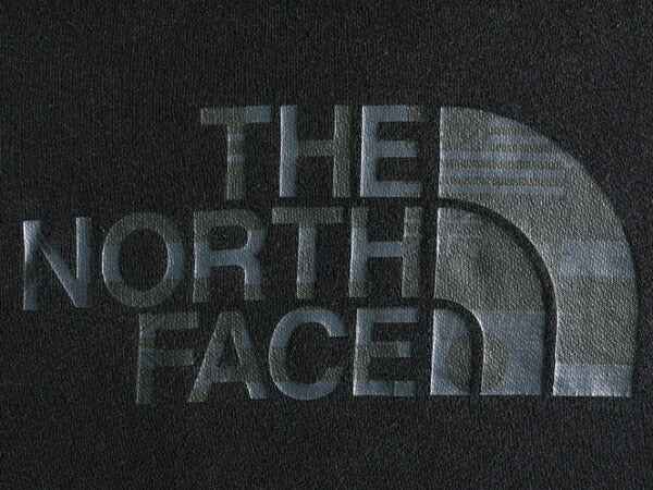 ノースフェイス プリント スウェット フード パーカー レディース M / アウトドア The North Face トレーナー プルオーバー 裏起毛 薄手 黒