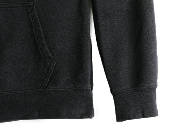 ノースフェイス プリント スウェット フード パーカー レディース M / アウトドア The North Face トレーナー プルオーバー 裏起毛 薄手 黒