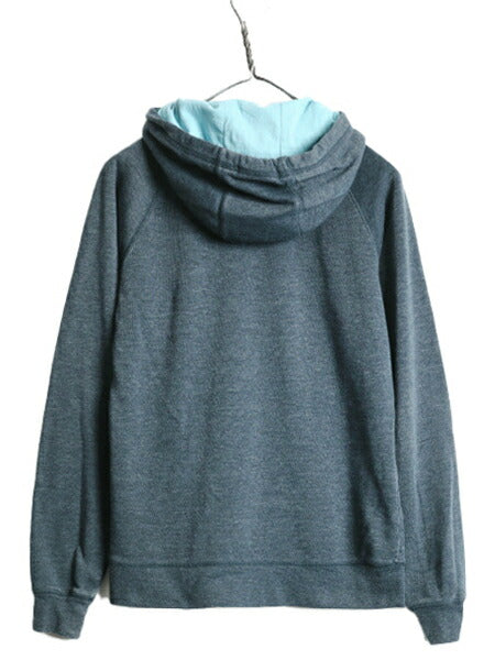 ノースフェイス プリント スウェット フード パーカー レディース M 古着 The North Face アウトドア トレーナー プルオーバー 裏起毛 薄手