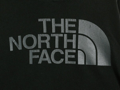 ノースフェイス プリント スウェット フード パーカー メンズ L The North Face アウトドア トレーナー プルオーバー 裏起毛 ブラック 薄手