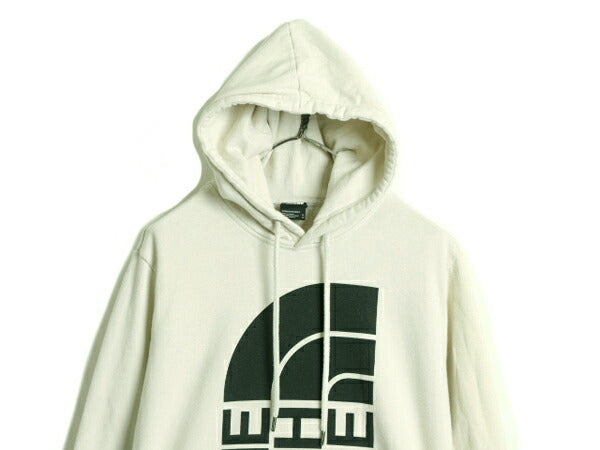 ノースフェイス プリント スウェット フード パーカー レディース XL / 古着 The North Face プルオーバー 裏起毛 トレーナー アウトドア