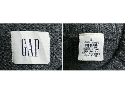 00s ■ OLD GAP ノルディック シェットランド ウール 長袖 ニット セーター メンズ レディース S / 00年代 オールド ギャップ 総柄 旧タグ