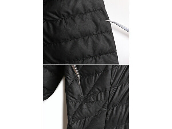 13年製 パタゴニア ダウン セーター レディース M 古着 Patagonia ナイロン ジャケット アウター ブルゾン アウトドア パッカブル ブラック