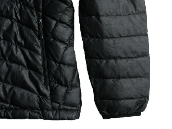 13年製 パタゴニア ダウン セーター レディース M 古着 Patagonia ナイロン ジャケット アウター ブルゾン アウトドア パッカブル ブラック