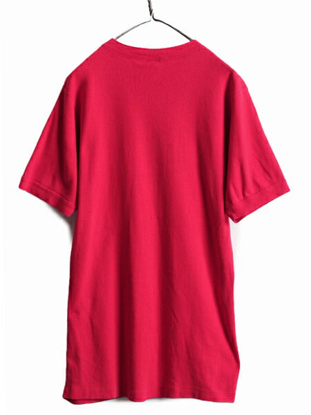 80s 90s USA製 ■ エルエルビーン ヘンリーネック 半袖 Tシャツ メンズ M / 80年代 90年代 LLBEAN オールド LLビーン ビンテージ 旧タグ 赤
