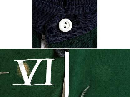 ■ ポロ ラルフローレン 鹿の子 半袖 ポロシャツ メンズ M / 古着 POLO 半袖シャツ ラガーシャツ タイプ ラグビー シャツ カスタムフィット