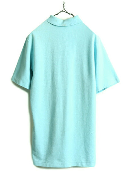 80s ■ ラコステ ポケット付き 鹿の子 半袖 ポロシャツ メンズ M 古着 80年代 ビンテージ IZOD LACOSTE 半袖シャツ ワンポイント ボックス