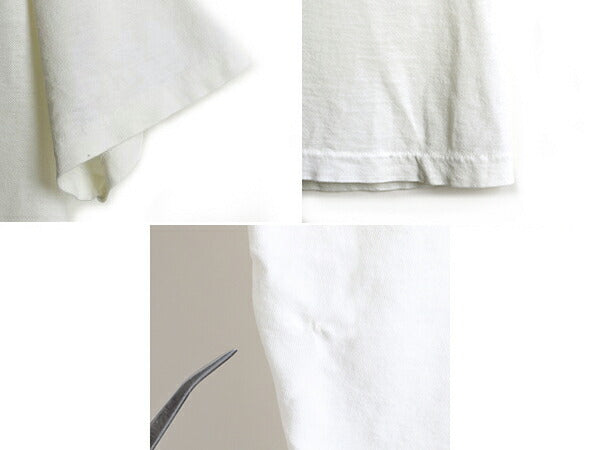 80s 90s USA製 ■ JOCKEY Vネック 無地 半袖 Tシャツ ( L メンズ 小さめ M ) 古着 80年代 90年代 ジョッキー シングルステッチ ホワイト 白