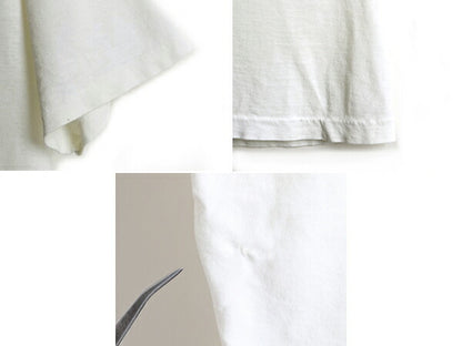 80s 90s USA製 ■ JOCKEY Vネック 無地 半袖 Tシャツ ( L メンズ 小さめ M ) 古着 80年代 90年代 ジョッキー シングルステッチ ホワイト 白