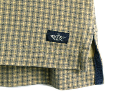 90s ■ ドッカーズ リーバイス チェック 半袖 ポロシャツ メンズ L / 古着 90年代 オールド DOCKERS LEVIS 半袖シャツ スムース 素材 総柄
