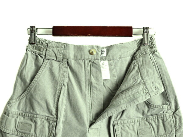 00s ■ コロンビア コットン カーゴ ショートパンツ レディース M 00年代 オールド アウトドア Columbia ショーツ 短パン ブッシュ ガイド