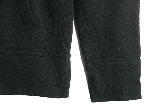 ノースフェイス プリント スウェット フード パーカー メンズ L 古着 The North Face プルオーバー トレーナー 裏起毛 アウトドア ブラック