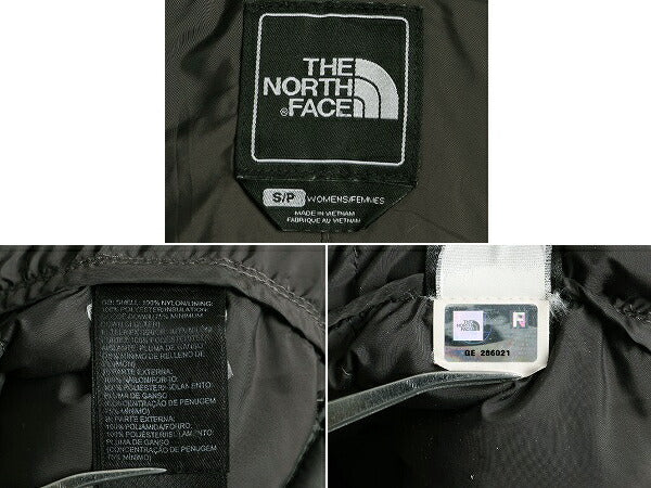 US企画 ノースフェイス ロング ダウン コート レディース S / The North Face アウトドア パーカー ジャケット 600フィル キルティング 灰