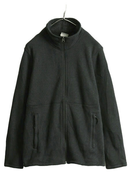 US企画 ノースフェイス フルジップ セーター フリース ジャケット レディース XL / The North Face ブルゾン アウトドア 大きいサイズ 濃灰