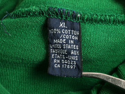 90s USA製 OLD GAP タートルネック 長袖 Tシャツ メンズ XL / 古着 90年代 オールド ギャップ ロンT ボーダー ストレッチ ビッグシルエット