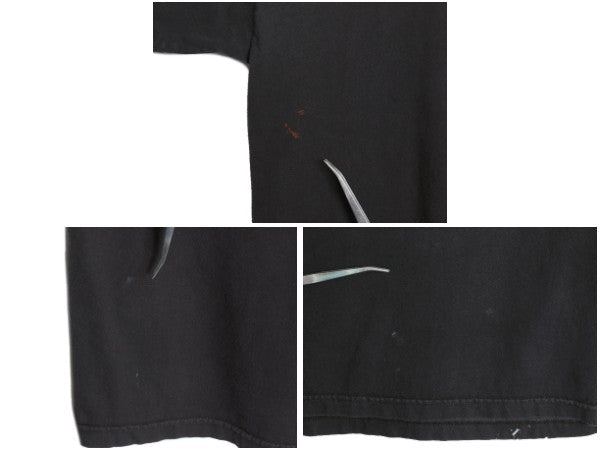 00s USA製 ★ トレイン イラスト プリント Tシャツ メンズ XL / 古着 オールド 当時物 バンド ロック アート グラフィック 黒 大きいサイズ