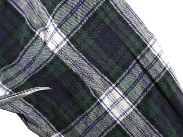 90s エルエルビーン チェック フランネル 長袖 ボタンダウン シャツ メンズ M 古着 オールド コットン 長袖シャツ ネルシャツ マルチカラー