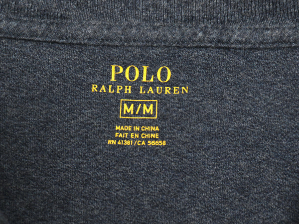 ポロ ラルフローレン 長袖 Tシャツ メンズ M ロンT ロングスリーブ コットン ワンポイント カットソー インナー シングルステッチ シンプル