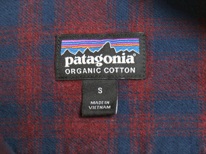 パタゴニア ロングスリーブ フィヨルド フランネル シャツ メンズ S / 古着 22年製 チェック アウトドア ネルシャツ ボックス 長袖シャツ