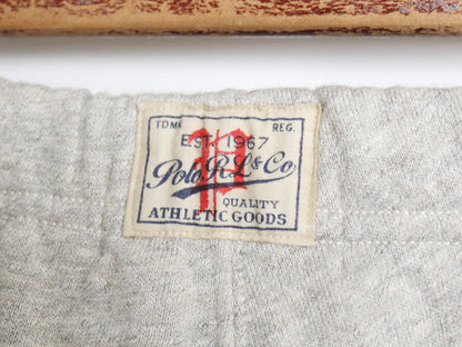 ポロ ラルフローレン ポケット付き スウェット パンツ メンズ M / 裏起毛 トレーナー イージーパンツ ヘビーウェイト ワンポイント グレー