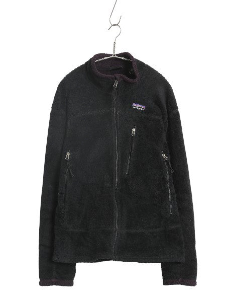 00s USA製 パタゴニア R4 フルジップ フリース ジャケットメンズ M / 古着 01年製 オールド ジャンパー ブルゾン パイル レギュレーター 黒