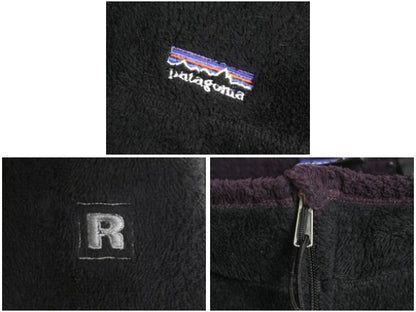 00s USA製 パタゴニア R4 フルジップ フリース ジャケットメンズ M / 古着 01年製 オールド ジャンパー ブルゾン パイル レギュレーター 黒