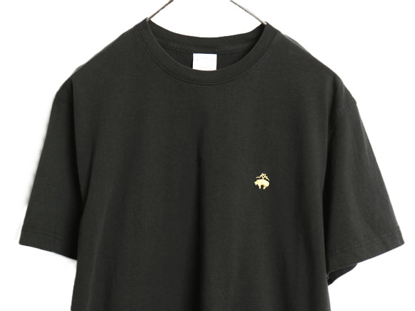 ブルックスブラザーズ 半袖 Tシャツ メンズ L カットソー ワンポイント コットン シンプル クルーネック 無地 トップス ボックス ブラック