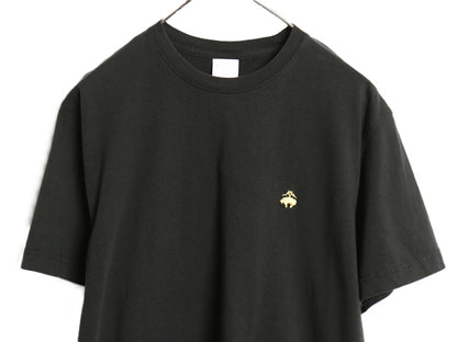 ブルックスブラザーズ 半袖 Tシャツ メンズ L カットソー ワンポイント コットン シンプル クルーネック 無地 トップス ボックス ブラック