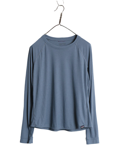 パタゴニア キャプリーン 長袖 Tシャツ レディース M / 24年製 アウトドア ロンT ストレッチ アンダーシャツ カットソー インナー トップス
