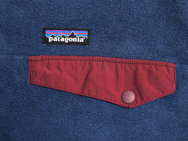 パタゴニア ライトウェイト シンチラ スナップT メンズ M 古着 18年製 アウトドア フリース プルオーバー ジャケット ブルゾン ハイネック