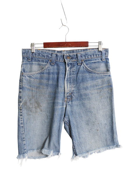 70s USA製 ★ リーバイス 646 カットオフ デニム ショーツ パンツ メンズ 33 ヴィンテージ ジーンズ ジーパン ショートパンツ オレンジタブ