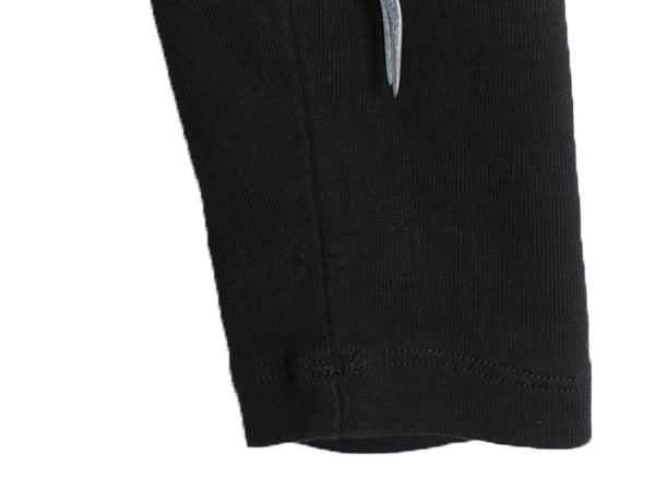 00s ローレン ラルフローレン 長袖 Tシャツ レディース L / オールド ロンT コットン ストレッチ リブ編み カットソー ロングスリーブ 黒