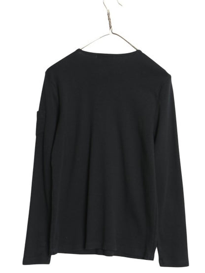 00s ローレン ラルフローレン 長袖 Tシャツ レディース L / オールド ロンT コットン ストレッチ リブ編み カットソー ロングスリーブ 黒