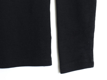 00s ローレン ラルフローレン 長袖 Tシャツ レディース L / オールド ロンT コットン ストレッチ リブ編み カットソー ロングスリーブ 黒