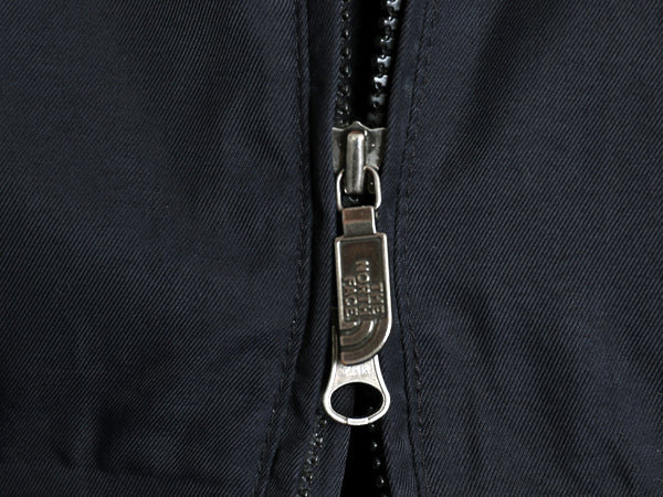 ノースフェイス ダウン パーカー ジャケット レディース XL / ナイロン HYVENT ロング コート フェイク ファー付き ブラック 大きいサイズ