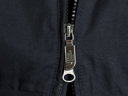 ノースフェイス ダウン パーカー ジャケット レディース XL / ナイロン HYVENT ロング コート フェイク ファー付き ブラック 大きいサイズ