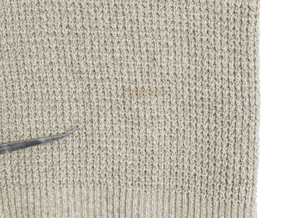 00s ポロスポーツ ラルフローレン Vネック ニット ベスト メンズ L オールド ポロ コットン リネン ワッフル セーター プルオーバー 重ね着