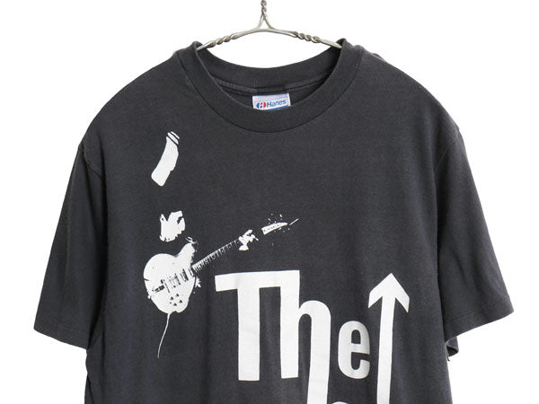 80s USA製 The Who イラスト プリント ツアー Tシャツ メンズ L 小さめ M 程 / ヴィンテージ オフィシャル バンド ロック モッズ 当時物 黒