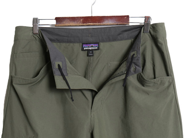 パタゴニア クアンダリー パンツ メンズ 34 / 21年製 ナイロン ストレッチ ロング カーゴ アウトドア イージーパンツ ストレート ボトムス