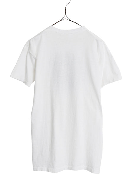 60s USA製 ★ BSA ボーイスカウト 染込み プリント Tシャツ メンズ L 小さめ M 程 ヴィンテージ 当時物 シングルステッチ 100% コットン 白