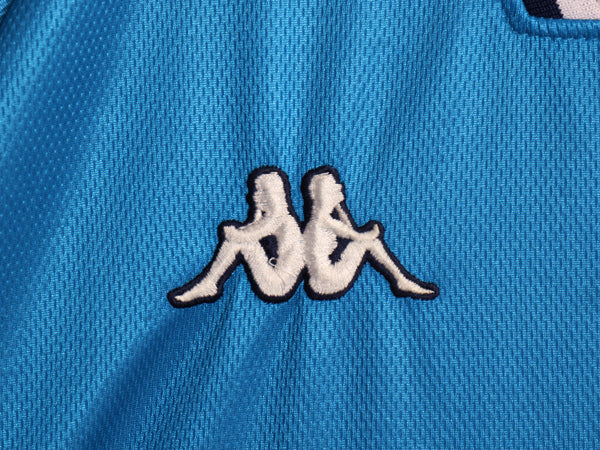 90s イギリス製 ☆ KAPPA マンチェスター シティ サッカー ユニフォーム メンズ XL / 97 98 当時物 オールド プレミアリーグ フットボール