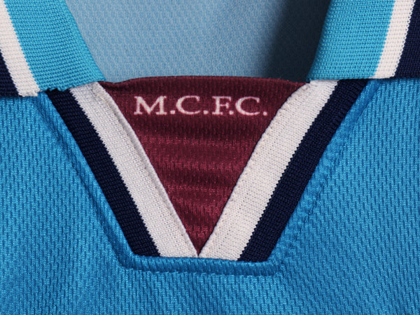 90s イギリス製 ☆ KAPPA マンチェスター シティ サッカー ユニフォーム メンズ XL / 97 98 当時物 オールド プレミアリーグ フットボール