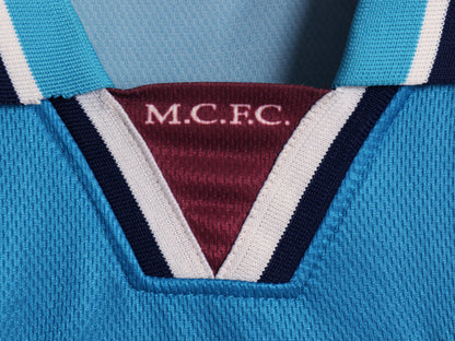 90s イギリス製 ☆ KAPPA マンチェスター シティ サッカー ユニフォーム メンズ XL / 97 98 当時物 オールド プレミアリーグ フットボール