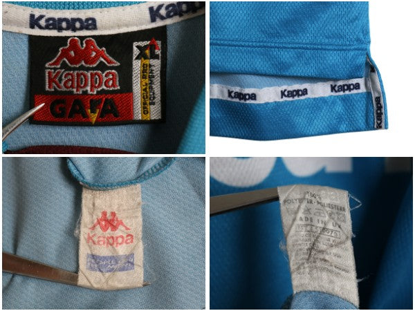 90s イギリス製 ☆ KAPPA マンチェスター シティ サッカー ユニフォーム メンズ XL / 97 98 当時物 オールド プレミアリーグ フットボール