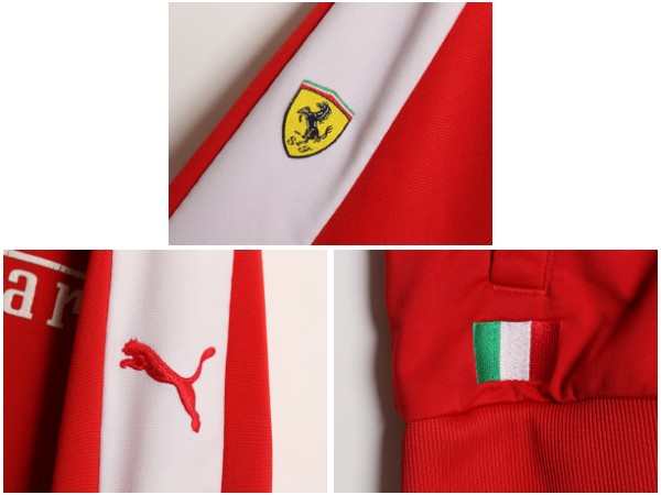 フェラーリ フルジップ トラック ジャケット メンズ L オフィシャル プーマ F1 ジャージ ジャンパー ブルゾン ストレッチ ハイネック 企業